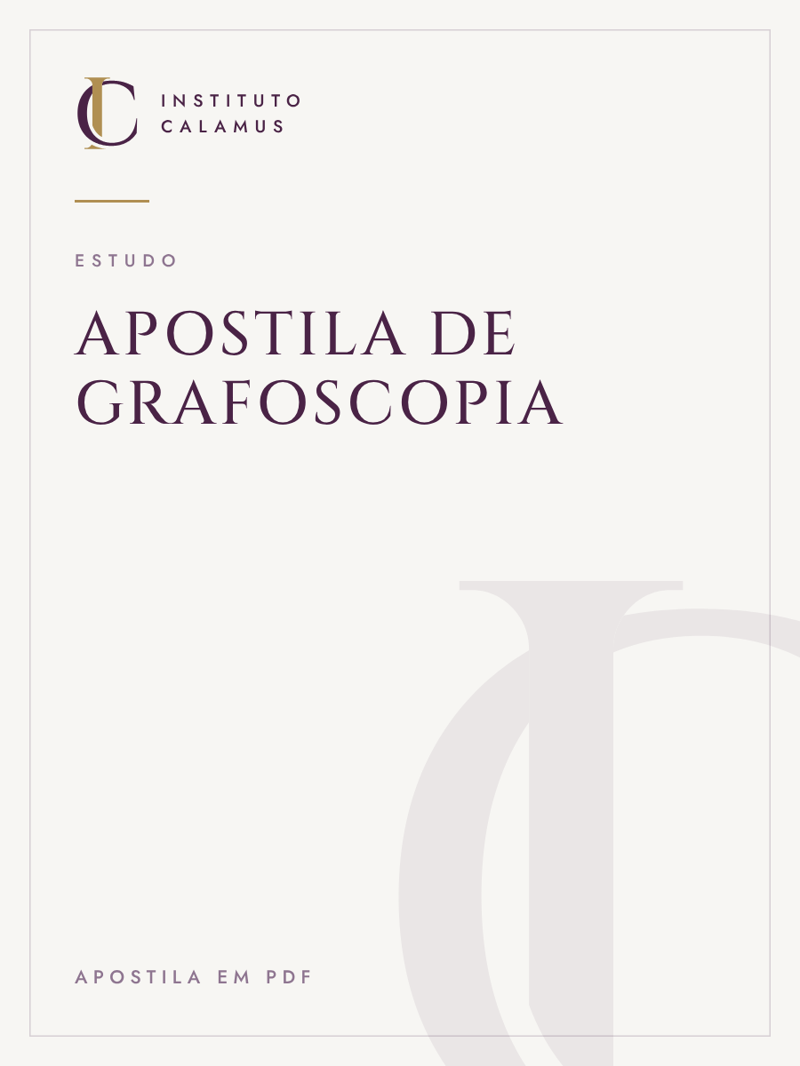 Capa: Apostila de Grafoscopia