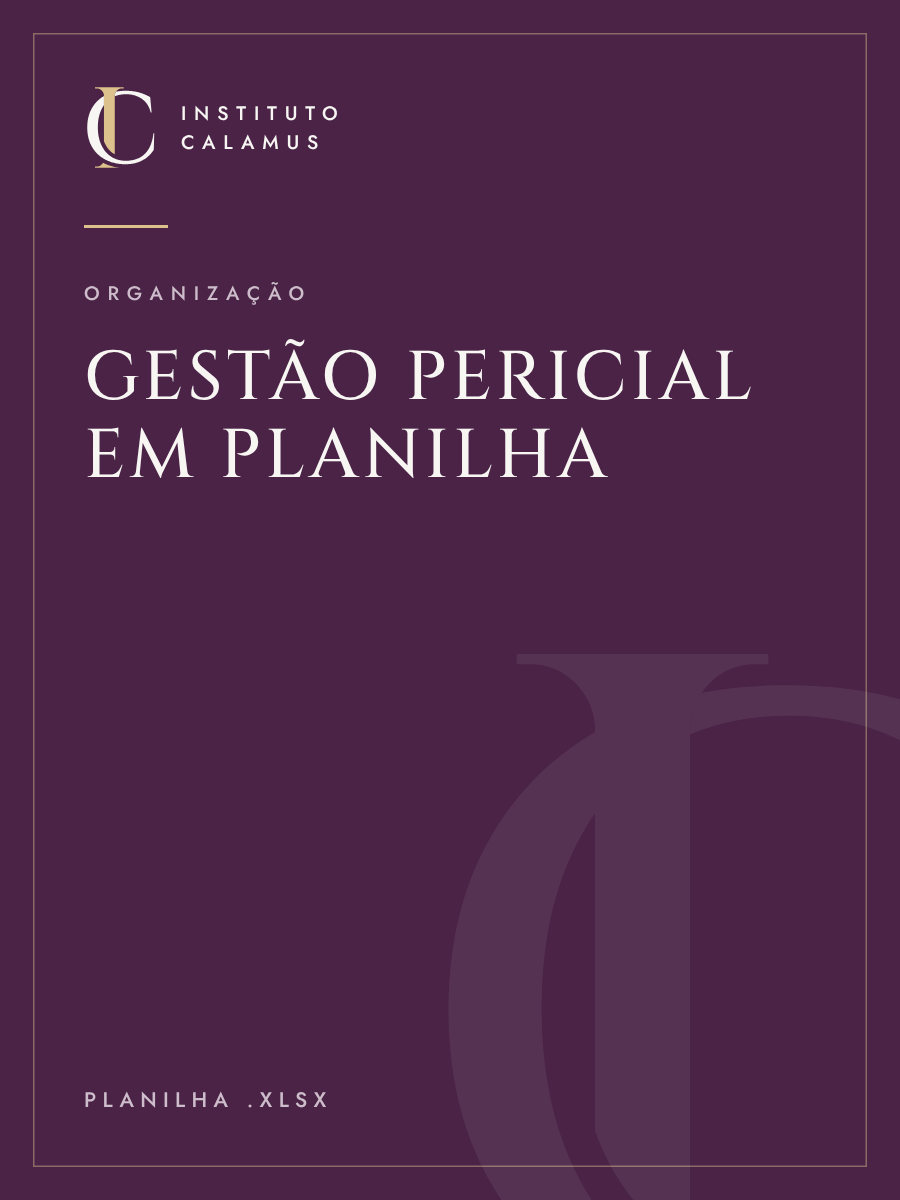 Capa: Gestão Pericial em Planilha
