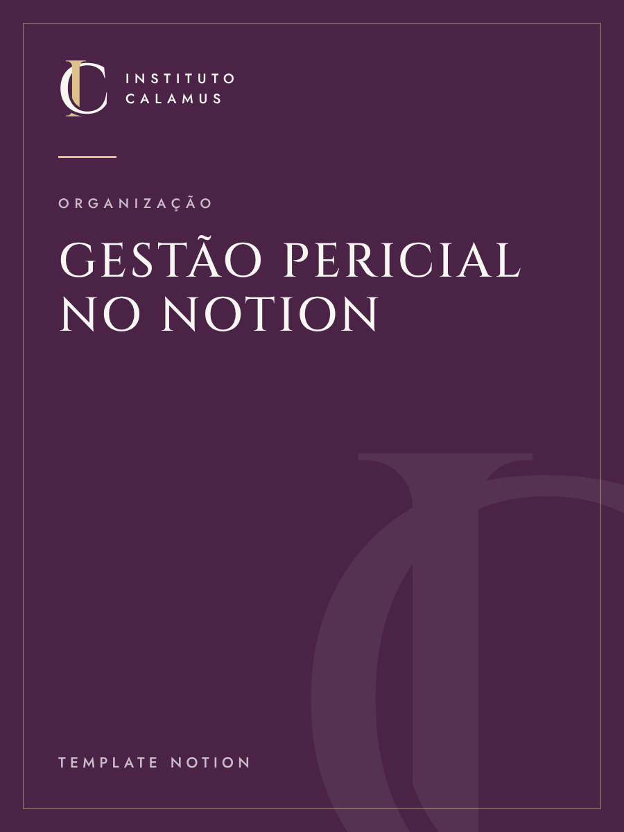 Capa: Gestão Pericial no Notion