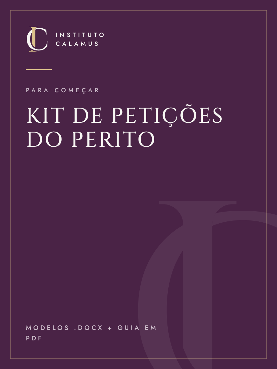 Capa: Kit de Petições do Perito