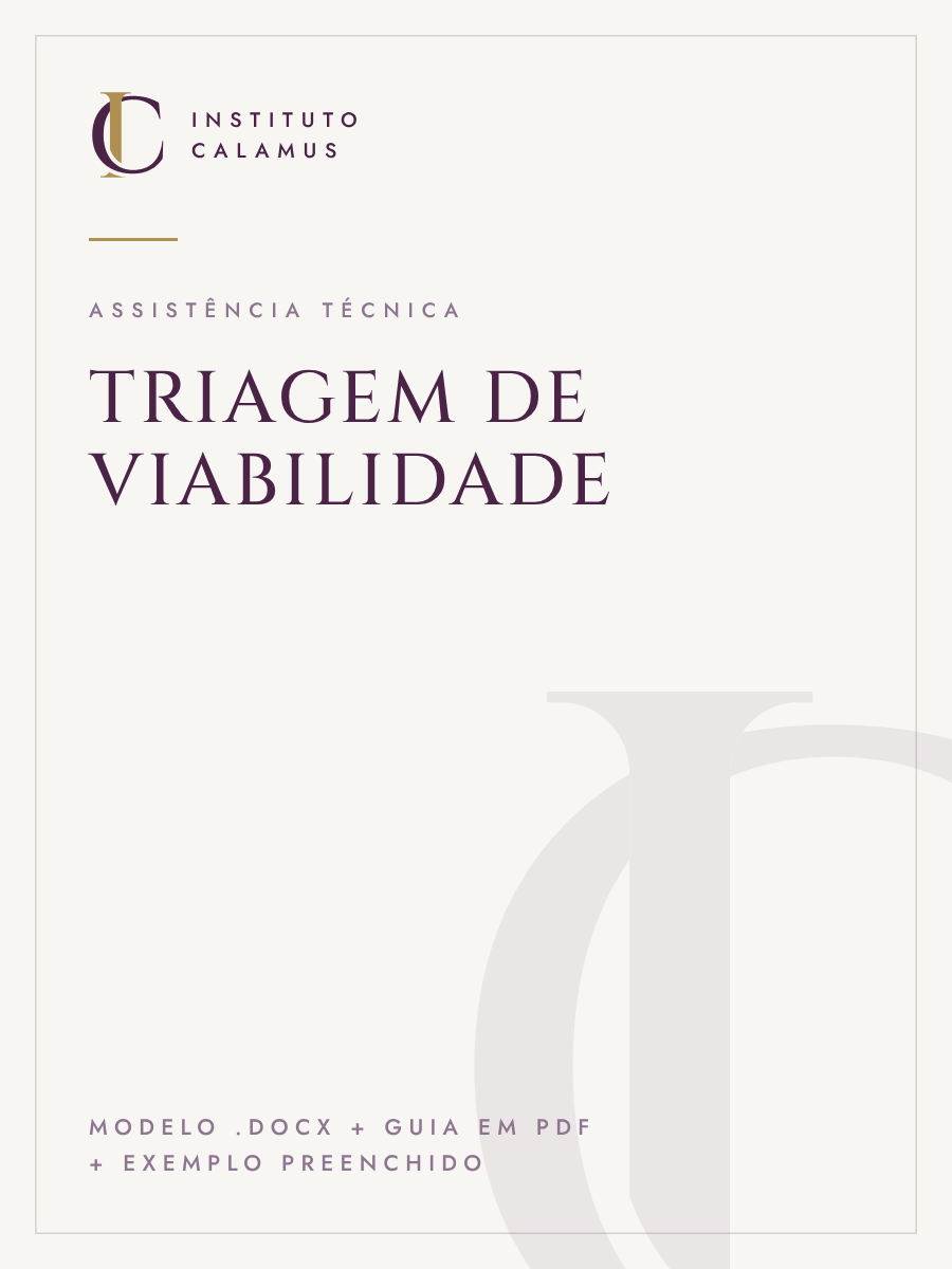 Capa: Triagem de Viabilidade